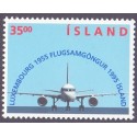 Island. 1995. Flyforbindels Island. AFA nr. 819 **  postfrisk st. stemplet FDC