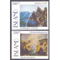 Island. 1996. Malerier. AFA nr. 827-28 **  postfrisk st. stemplet FDC