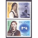 Island. 1996. Europamærker / CEPT. AFA nr. 829-30 **  postfrisk st. stemplet FDC