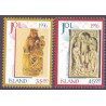 Island. 1996. Julefrimærker. AFA nr. 844-45 **  postfrisk st. stemplet FDC