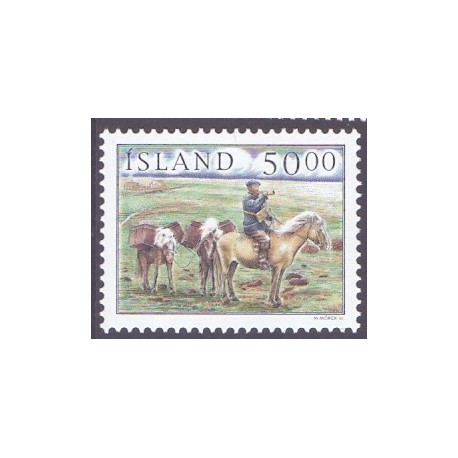 Island. 1997. Landpostbude. AFA nr. 864 **  postfrisk st. stemplet FDC