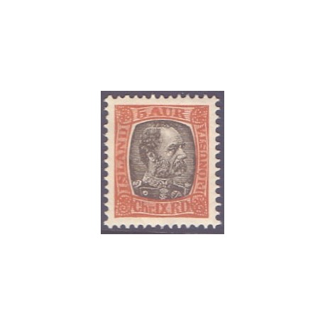 Island Tjenstemærker 5 Aur. Chr. IX. AFA nr. 19 **   stemplet st.