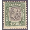 Island Tjenstemærker 4 Aur. Dobbelthoveder. AFA nr. 25 **   stemplet st.