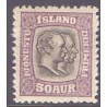 Island Tjenstemærker 50 Aur. Dobbelthoveder. AFA nr. 31 **   stemplet st.