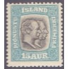 Island Tjenstemærker 15 Aur. Dobbelthoveder. AFA nr. 32 **   stemplet st.