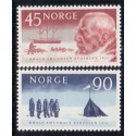 Norge. 1961, Roald Amundsen ankomst til sydpolen. AFA nr. 476-77 ** stemplet postfrisk FDC