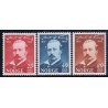Norge. 1949. Alexander Kiellands fødsel. AFA nr. 354-56 ** stemplet postfrisk FDC