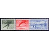 Norge. 1951. Vinterolympiade. AFA nr. 381-83 ** stemplet postfrisk FDC