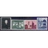 Norge. 1963. Edvard Munchs fødsel. AFA nr. 522-25  **  stemplet postfrisk FDC