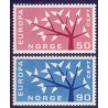 Norge. 1962. Europamærker / CEPT AFA nr. 490-91 ** stemplet postfrisk FDC