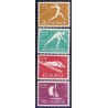 Norge. 1961, Norsk Idrætsforbund. AFA nr. 466-69 ** stemplet postfrisk FDC