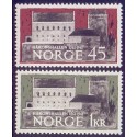 Norge. 1961, Haakonhallens 700-års jubilæum. AFA nr. 470-71 ** stemplet postfrisk FDC