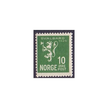 Norge. 1925. Svalbard. 10 Øre. AFA nr. 114 **