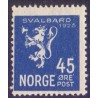 Norge. 1925. Svalbard. 45 Øre. AFA nr. 117 **                         st postfrisk stemplet