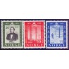 Norge. 1954. Telegrafverkets jubilæum. AFA nr. 401-03 ** stemplet postfrisk FDC