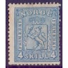 Norge 1867-68. 4 sk.. AFA nr. 14 * Postfrisk ubrugt stemplet