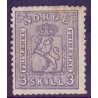 Norge 1867-68. 3 sk. AFA nr. 13 ** Postfrisk ubrugt stemplet