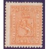 Norge 1867-68. 2 sk. AFA nr. 12 ** Postfrisk ubrugt stemplet