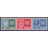 Norge. 1955. Norwex frimærkeudstilling. AFA nr. 407-09 ** stemplet postfrisk FDC