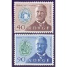 Norge. 1969. Johan Hjort / CEPT. AFA nr. 598-99 ** stemplet postfrisk FDC