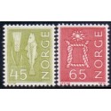 Norge. 1968. Sluppleringsværdier. AFA nr. 579-80 ** stemplet postfrisk FDC