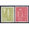 Norge. 1968. Sluppleringsværdier. AFA nr. 579-80 ** stemplet postfrisk FDC