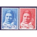 Norge. 1968. Norsk sygeplejeuddannelse. AFA nr. 587-88 ** stemplet postfrisk FDC