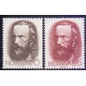 Norge. 1968. Aasmund Olavsson Vinje. AFA nr. 581-82 ** stemplet postfrisk FDC