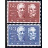 Norge. 1968. Nobel fredspris. AFA nr. 589-90 ** stemplet postfrisk FDC