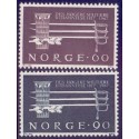 Norge. 1967. Højere militær uddannelse. AFA nr. 566-67 **  stemplet postfrisk FDC