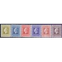 Norge. 1969-70. Kong Olav V. AFA nr. 601-06 ** stemplet postfrisk FDC