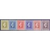 Norge. 1969-70. Kong Olav V. AFA nr. 601-06 ** stemplet postfrisk FDC