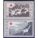 Norge. 1965.  Norges Røde kors. AFA nr. 543-44  **  stemplet postfrisk FDC