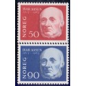 Norge. 1963. Ivar Aasens fødsel. AFA nr. 510-11 ** stemplet postfrisk FDC