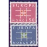 Norge. 1963. Europamærker /CEPT. AFA nr. 512-13 ** stemplet postfrisk FDC