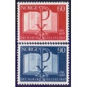 Norge. 1966. Det Norske Bibelselskab. AFA nr. 554-55  **  stemplet postfrisk FDC