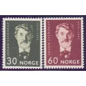 Norge. 1966. Johan Sverdrup. AFA nr. 558-59 **  stemplet postfrisk FDC