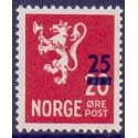 Norge. 1949. Provisorium. AFA nr. 353 ** stemplet postfrisk FDC