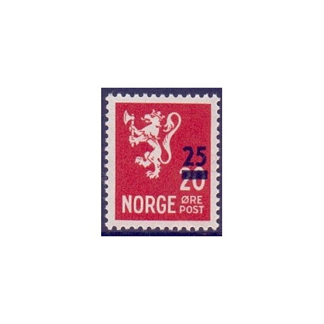 Norge. 1949. Provisorium. AFA nr. 353 ** stemplet postfrisk FDC