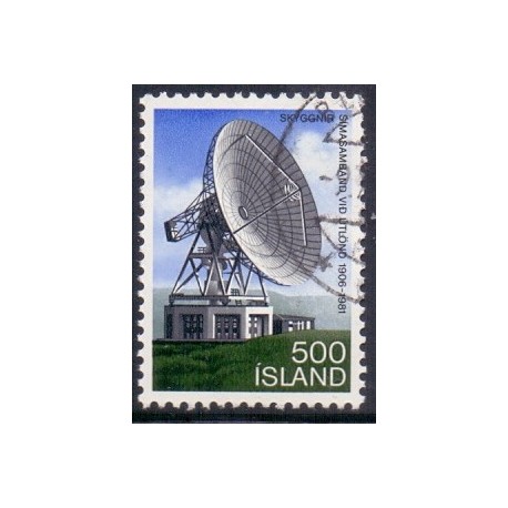 Island. 1981. Jordstationen Skyggenir. AFA nr. 572 ** postfrisk st. stemplet FDC