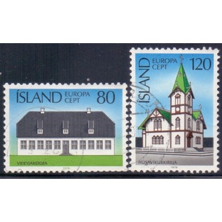 Island. 1978. Europamærker / CEPT. AFA nr. 531-32**  postfrisk st. stemplet FDC