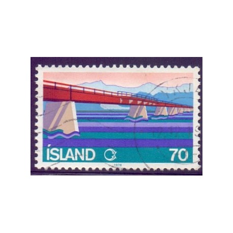 Island. 1978. Trafikanlæg. AFA nr. 535 **  postfrisk st. stemplet FDC