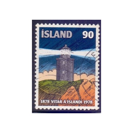 Island. 1978. Bliknfyr i 100 år. AFA nr. 538 **  postfrisk st. stemplet FDC