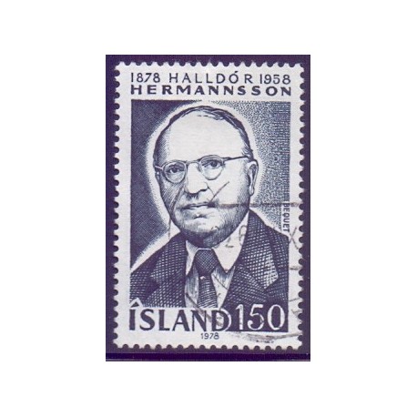 Island. 1978. Halldór Hermannsson. AFA nr. 539 ** postfrisk st. stemplet FDC