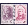 Island. 1979. Berømte islændinge. AFA nr. 542-43 ** postfrisk st. stemplet FDC