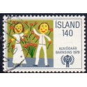 Island. 1979. International børneår. AFA nr. 545 ** postfrisk st. stemplet FDC