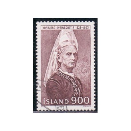 Island. 1982. Berømte islændinge. AFA nr. 588 **   postfrisk st. stemplet FDC