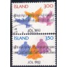 Island. 1982. Julefrimærker. AFA nr. 590-91 **   postfrisk st. stemplet FDC