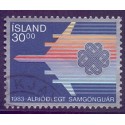 Island. 1983.Verdenskommunikationsåret. AFA nr. 605  **  postfrisk st. stemplet FDC