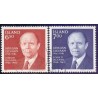 Island. 1983. Mindeudgave for præsidenten. AFA nr. 609-10 **   postfrisk st. stemplet FDC